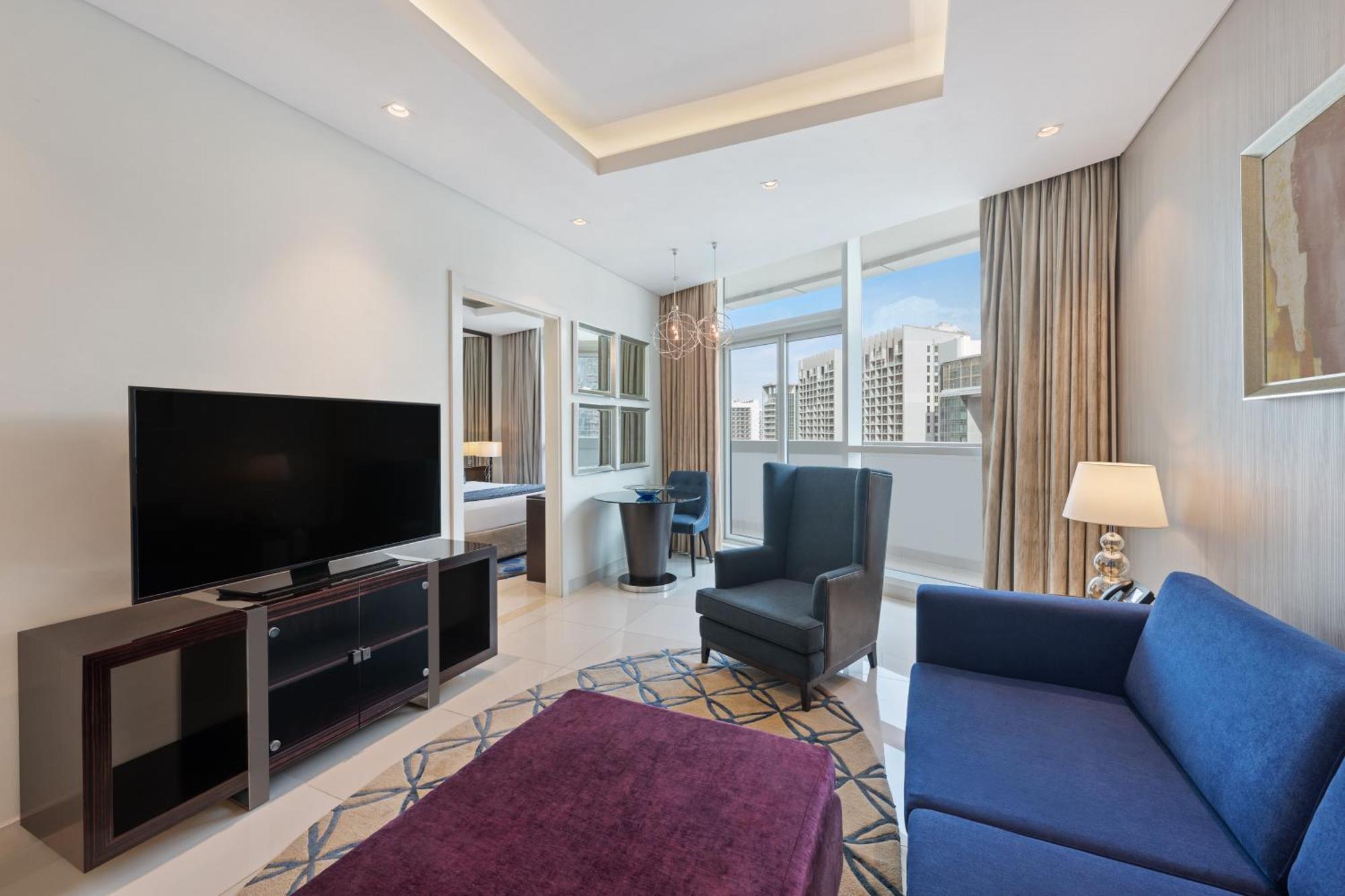 Damac Maison Distinction Dubái Exterior foto Living room