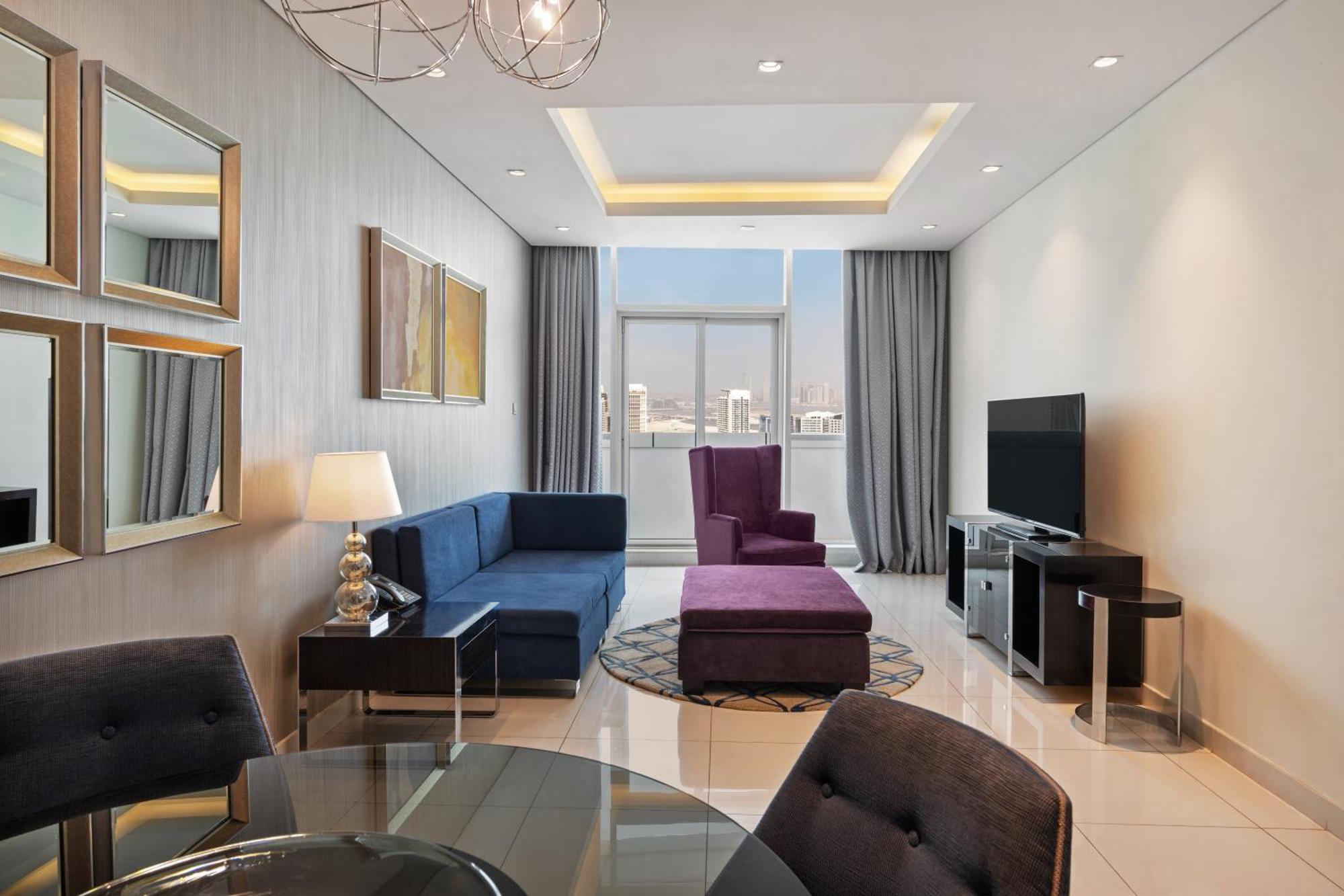 Damac Maison Distinction Dubái Exterior foto Living room